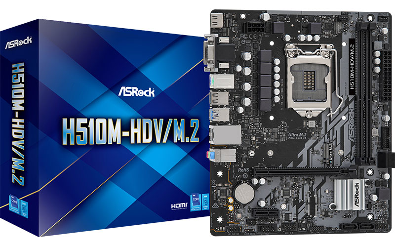 Asrock H510M-HDV/m.2 1200 Intel H510 DDR4